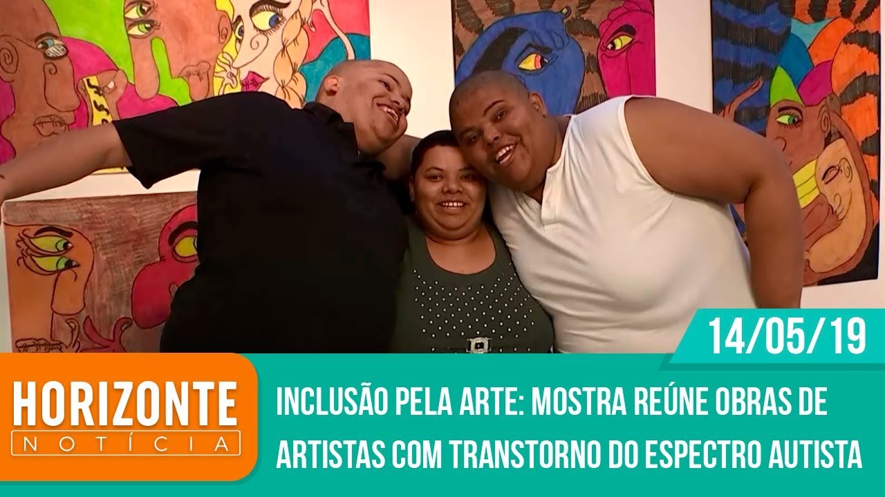 Horizonte Notícia – Mostra reúne obras de artistas com Transtornos do Espectro Autista