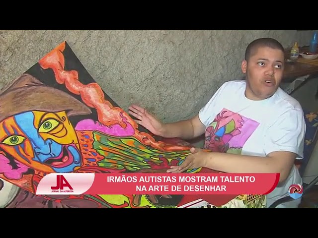 Irmãos autistas encontram na arte a superação